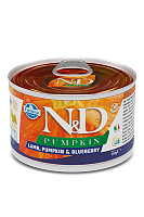 Farmina N&D Pumpkin Adult Mini Lamb, Pumpkin&Blueberry Влажный корм для собак мелких пород, Ягненок, Тыква и Черника