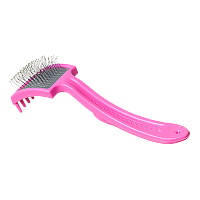 Зооник Пуходерка пластмассовая малая, с каплей, мягкая 5*5.4см