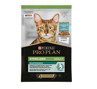 Влажный корм для кошек Purina Pro Plan Sterilised Feline with Ocean Fish in gravy пауч, Океаническая рыба в соусе