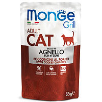 Monge Cat Grill Влажный корм для кошек, Новозеландский Ягненок