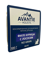 AVANTIE Корм консервированный для кошек, в желе, филе Курицы с Лососем