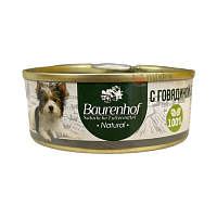 Baurenhof Natural Влажный корм для собак, Говядина