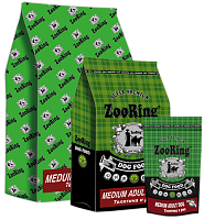 ZooRing Medium Adult Dog Сухой корм для собак, Телятина и Рис