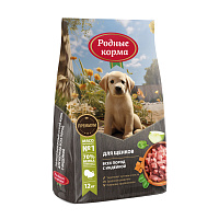 Родные корма Сухой корм для щенков всех пород, Индейка