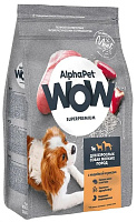 AlphaPet WOW Superpremium Mini Adult Сухой корм для собак мелких пород, Индейка и Рис