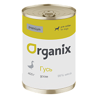 Organix Premium Влажный корм для собак, Гусь