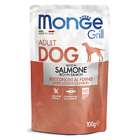Monge Dog Grill Влажный корм для собак вcех пород, Лосось