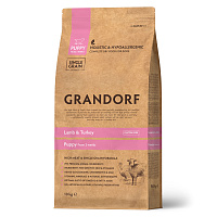Grandorf Dog Puppy Lamb&Turkey Сухой корм для щенков всех пород, Ягнёнок и Индейка