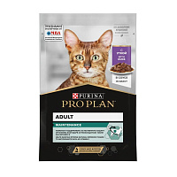 Влажный корм для кошек Purina Pro Plan Adult Feline with Duck, Утка в соусе