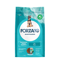 Forza10 Maintenance Medium/Maxi Puppy Сухой корм для щенков средних и крупных пород, Рыба
