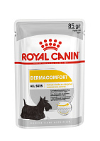 Royal Canin Dermacomfort Влажный корм для собак с чувствительной кожей, паштет
