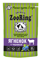 ZooRing Влажный корм для кошек, сочные кусочки в соусе, Ягненок с черникой