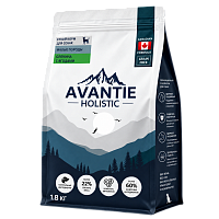 Avantie Holistic Monoprotein Сухой корм для собак мелких пород, Оленина с ягодами