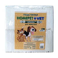 Homepet VET Подстилки с суперабсорбентом одноразовые (60*60см) 60шт