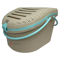 Zliger "Мур-мяу" Корзина для переноски животных (св. бежевый)