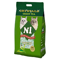 №1 Crystals Green Tea Впитывающий наполнитель для кошек 12.5л/5кг