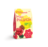 Сухой корм для кошек Наш Рацион с Говядиной