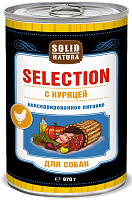 Solid Natura Selection Влажный корм для собак, Курица 970 гр