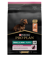 Сухой корм для щенков Purina Pro Plan Puppy Small & Mini Sensitive Derma
