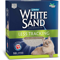 White Sand Less Tracking Наполнитель комкующийся для кошек "Не оставляющий следов" с крупными гранулами