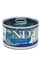 Farmina N&D Ocean Dog Mini Trout&Salmon Влажный корм для собак мелких пород, Форель и Лосось