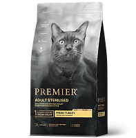 Premier Cat Adult Sterilised Сухой корм для стерилизованных кошек, Индейка