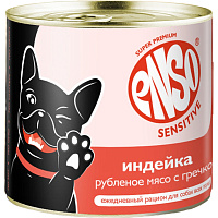 Enso Sensitive Adult Dog Влажный корм для собак всех пород, для поддержания здоровья суставов и связок, Индейка