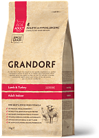 Grandorf Indoor Adult Lamb&Turkey Single Grain Сухой корм для домашних кошек с нормальной активностью, Ягненок и Индейка