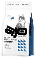 AJO Cat Grand Master Сухой корм для пожилых кошек, для профилактики мочекаменной болезни, Курица