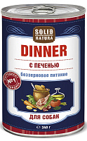 Solid Natura Dinner Влажный беззерновой корм для собак Печень