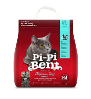 Pi Pi Bent Наполнитель Морской бриз комкующийся бентонит 5кг/12 л