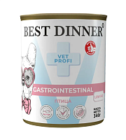Best Dinner Vet Profi GastroIntestinal Low Fat Влажный корм для собак, при нарушениях пищеварения, Птица