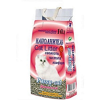 Pussy Cat Наполнитель древесный впитывающий, 10л