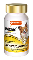 Unitabs BrewersComplex Витаминно-минеральный комплекс для кожи и шерсти мелких собак 100таб