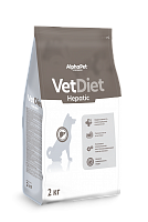 AlphaPet VetDiet Hepatic Сухой корм для взрослых собак, при заболеваниях печени