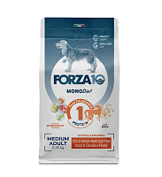 Forza10 MonoDiet Adult Medium Cavallo e Piselli Сухой корм для взрослых собак средних пород, Конина и Горох