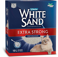 White Sand Extra Strong Наполнитель комкующийся для кошек "Экстра" без запаха