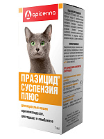 Празицид плюс для кошек суспензия для приема внутрь 7 мл