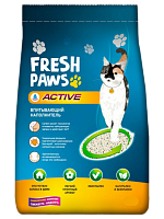 Fresh Paws Active Наполнитель впитывающий для кошачьего туалета с активированным углем