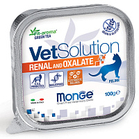 Monge VetSolution Cat Renal and Oxalate Влажный корм для кошек, при ХПН и профилактике образования оксалатов