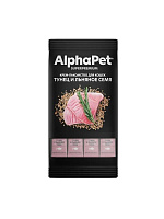 AlphaPet Superpremium Крем-лакомство для кошек, Тунец и Льняное семя