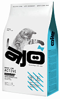AJO Cat Аctive Сухой низкозерновой корм для активных кошек, Индейка