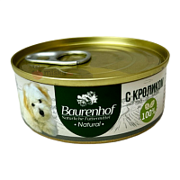 Baurenhof Natural Влажный корм для собак, Кролик