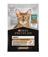 Влажный корм для кошек Purina Pro Plan Derma Plus, Треска в соусе