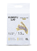Kungfu Cat Original Наполнитель комкующийся для кошачьего туалета 6л