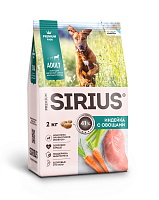 Sirius Сухой корм для собак крупных пород, Индейка и Овощи