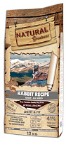Сухой корм для собак Natural Greatness Rabbit Recipe Light&Fit