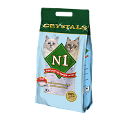 №1 Crystals Силикагелевый наполнитель для кошек, 12.5л
