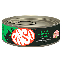 Enso Влажный корм для кошек, паштет, Кролик и Зеленая фасоль