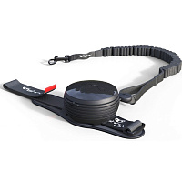 Lishinu Lead-tape Bungee Black Рулетка-поводок для собак от 12 до 30кг (черная) размер M